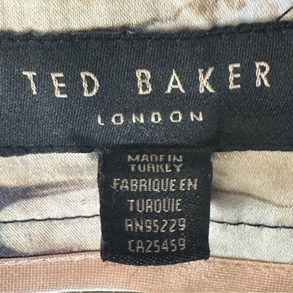 Ted Baker Pencil Skirt Side Zip in TB Size 1 Workwear Black - Picture 6 of 7